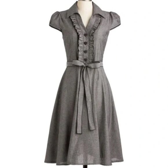 Modcloth About the Artist Dress Vintage Retro Twee - Picture 9 of 10